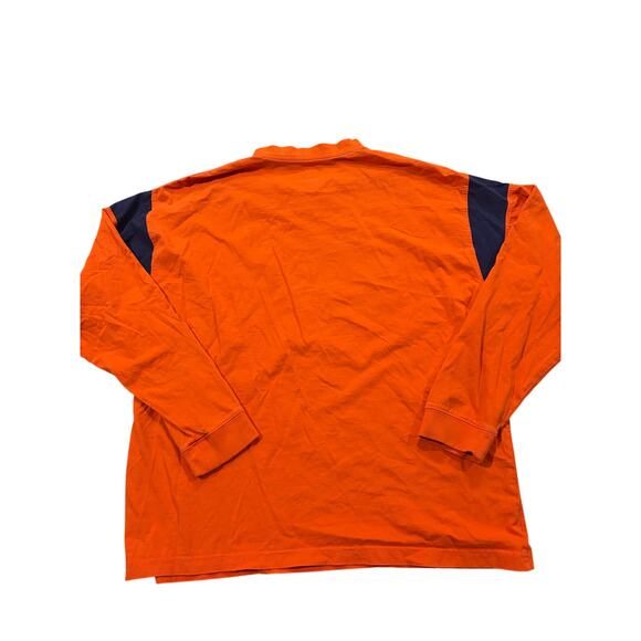 NCAA Auburn Tigers Long Sleeve AU Orange V Neck Cotton Size Large - Picture 2 of 5